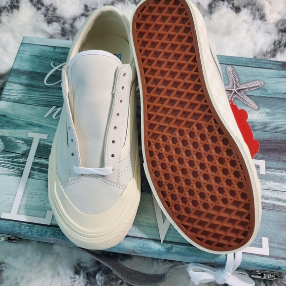 Vans unisex style 36 sf leather antique white - Picture 7 of 12